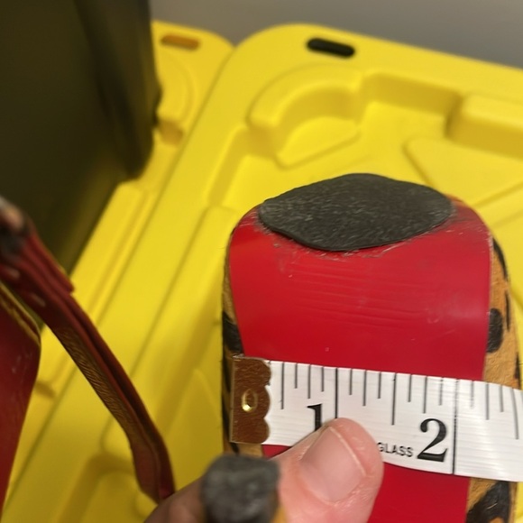 Christian Louboutin Daffodile  Cheetah Print High Heels Size 38 - Picture 14 of 15